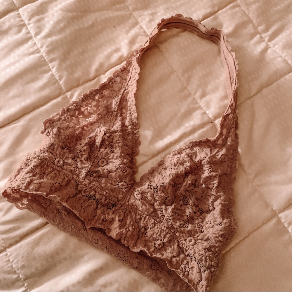 Halter Aerie Bralette Taupe Size XS